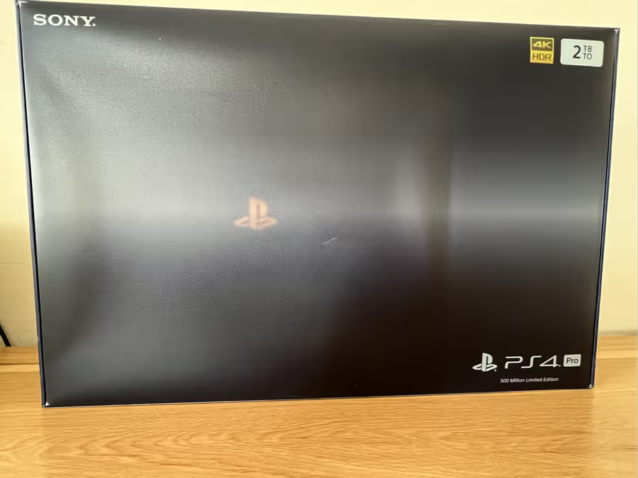 PS4 Pro 500 Million Limited Edition Open Box 2TB Ultra-Rare Collectible