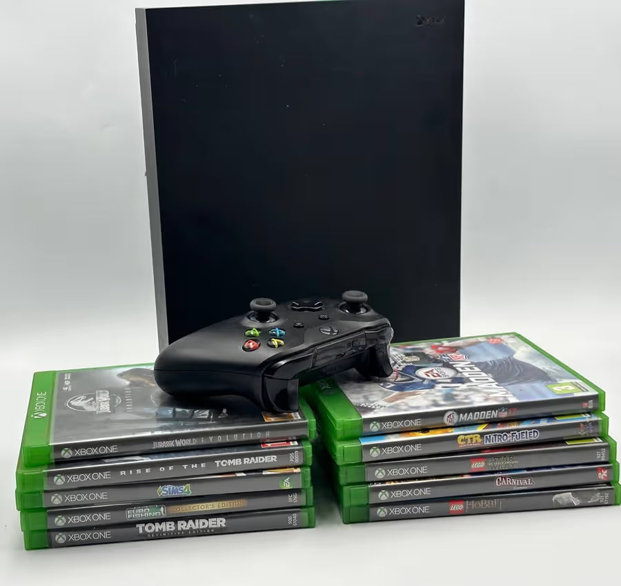 Xbox One X 1TB Console + 10 Games Bundle