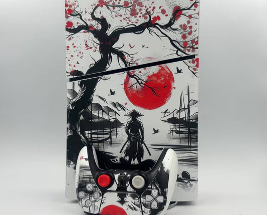 PS5 Slim Disc Edition 1TB Samurai Edition + Controller