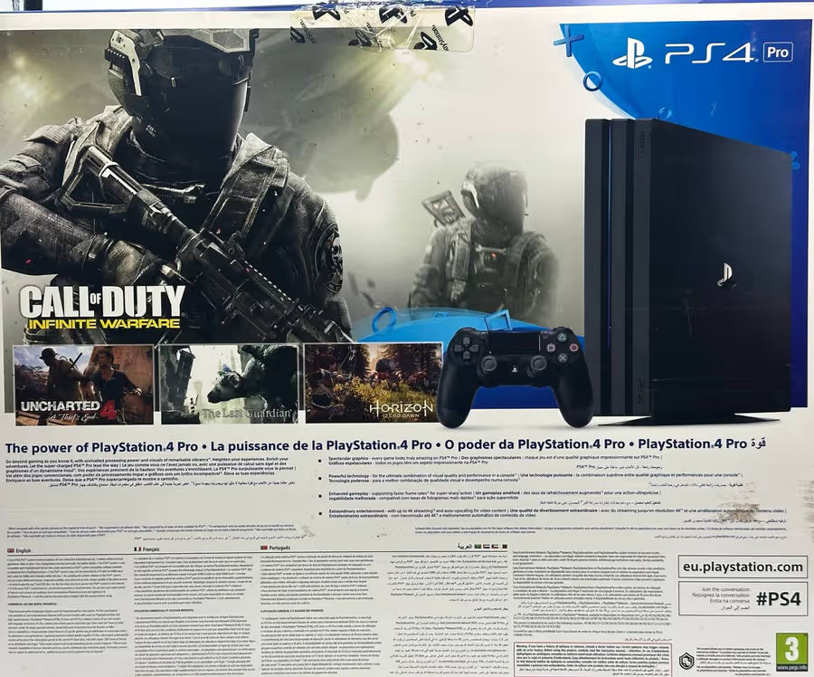 PS4 Pro 1TB Boxed + GTA V + Assassins Creed