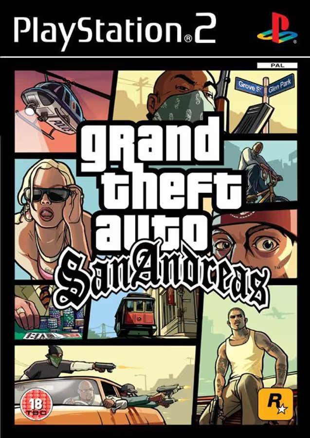 Grand Theft Auto: San Andreas (PS2) CIB