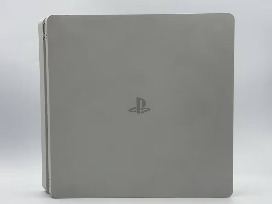 PS4 Slim Glacier White 2 Controllers + 4 Games