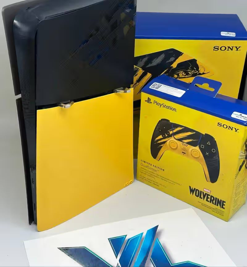 PlayStation 5 Slim Digital Edition 1TB Wolverine Plates Brand New Controller