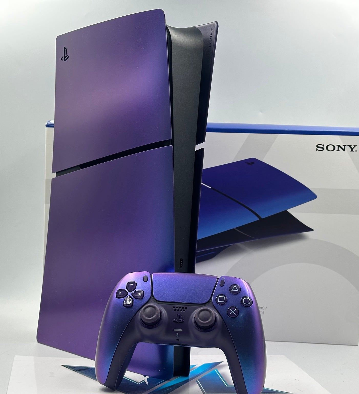 PS5 PlayStation 5 Slim Digital Edition – Chroma Indigo Matching DualSense