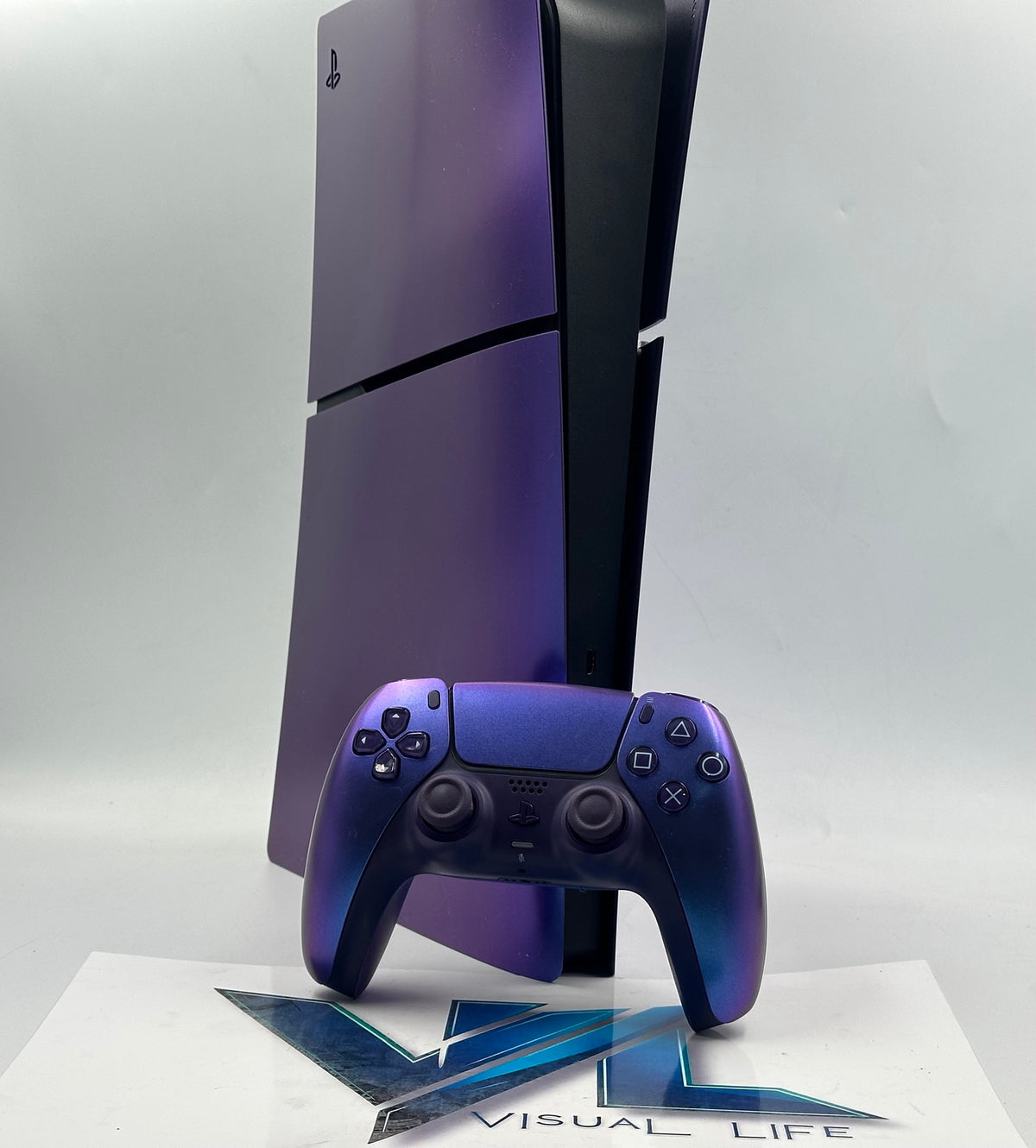 PS5 PlayStation 5 Slim Digital Edition – Chroma Indigo Matching DualSense