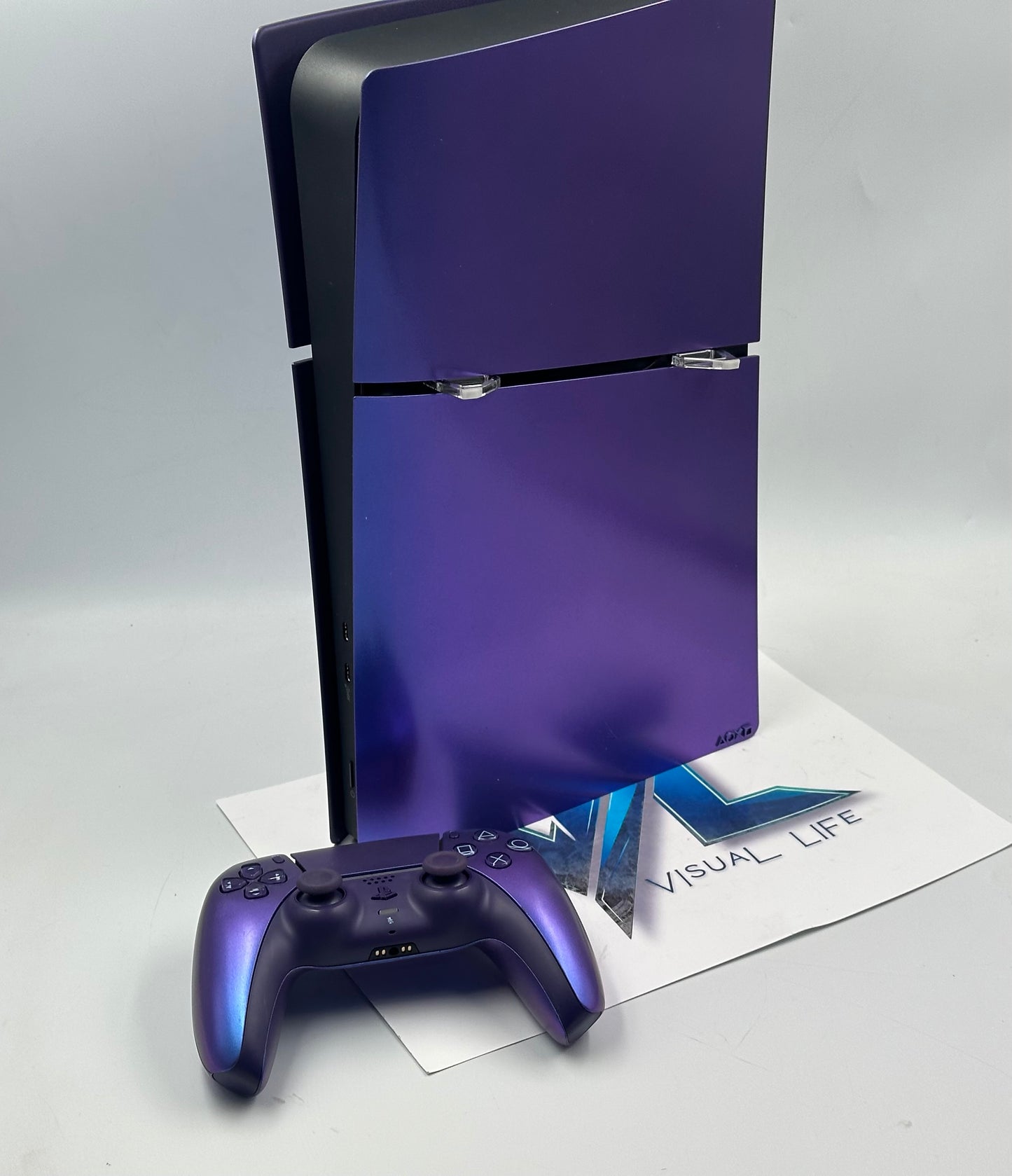 PS5 PlayStation 5 Slim Digital Edition – Chroma Indigo Matching DualSense