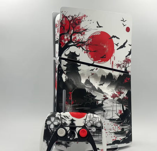 PS5 Slim Disc Edition 1TB Samurai Edition + Controller