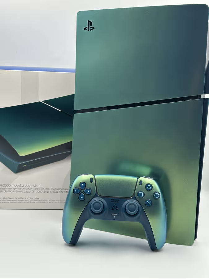 PS5 PlayStation 5 Slim Digital Edition Chroma Teal Metallic