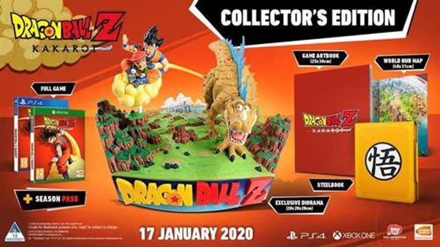 PlayStation 4 Game Dragon Ball Z Kakarot Collectors Edition New