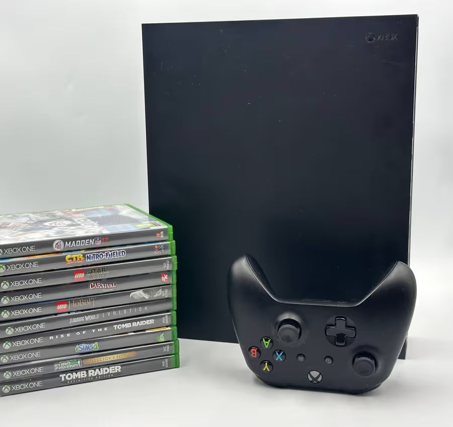 Xbox One X 1TB Console + 10 Games Bundle